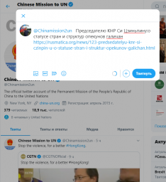 Председателю КНР​ Си Цзиньпин​у:о статусе стран и структур опекунов галичан